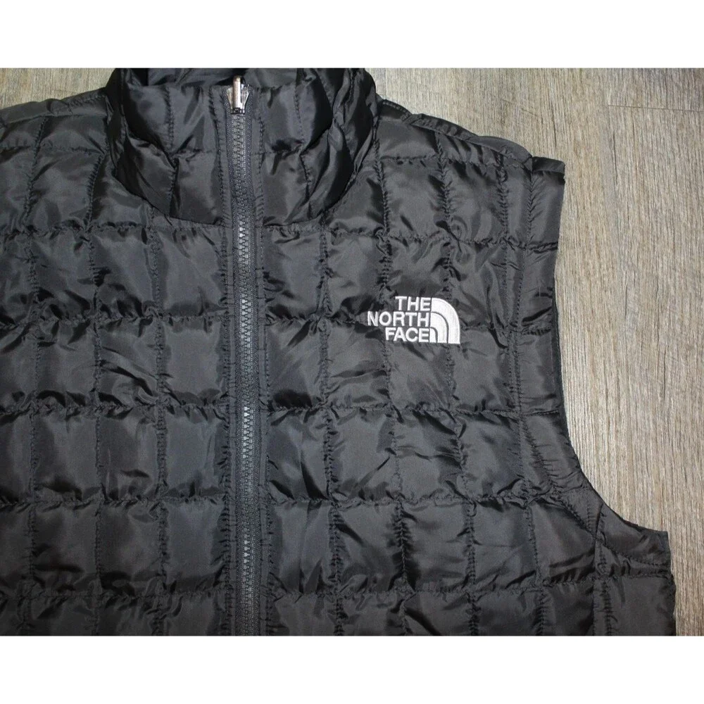 The North Face Men Quilted T-Ball Eco Vest ASPHALT‎ GRAY SZ S NWT
